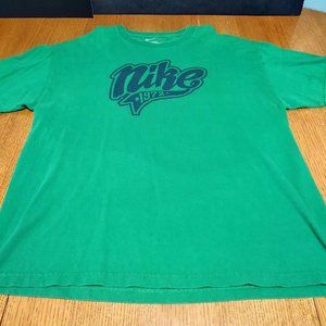 Men’s Vintage Nike Retro 1972 Green T-Shirt Size XL